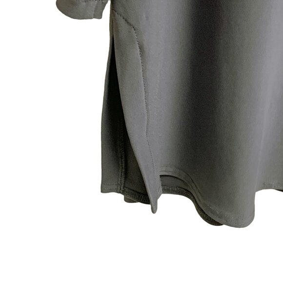 Sympli Graphite Go to Classic 3/4 Sleeve Vented Relaxed Tunic Top - Picture 5 of 10